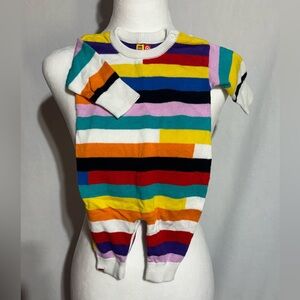 Lego X Collection Target Mix Stripe One Piece Romper Outfit Size 0-3 months